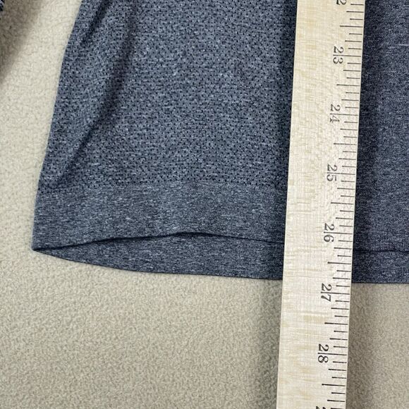 Lululemon‎ Shirt Mens Large Gray Metal Vent Long Sleeve Athletic Performance Tee - Picture 4 of 9